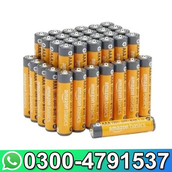 Amazon Basics AAA Alkaline High-Performance Batteries In Pakistan