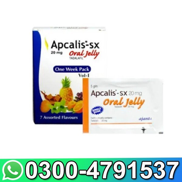Apcalis SX 20 mg Oral Jelly Tadalafil In Pakistan