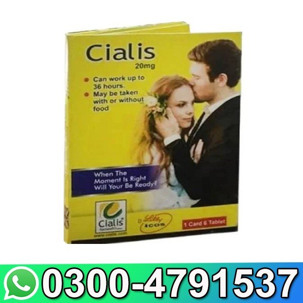 Cialis 20mg 6 Tablets Made In UK