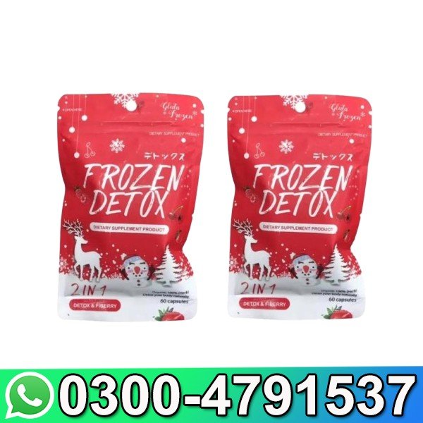 Frozen Detox Capsules 2 In 1 Detox And Fiberry Price In Pakistan