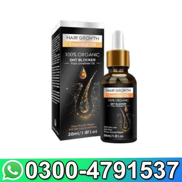 Hair Growth Essential Oil Biotin Cold-Pressed DHT Blocker In Pakistan