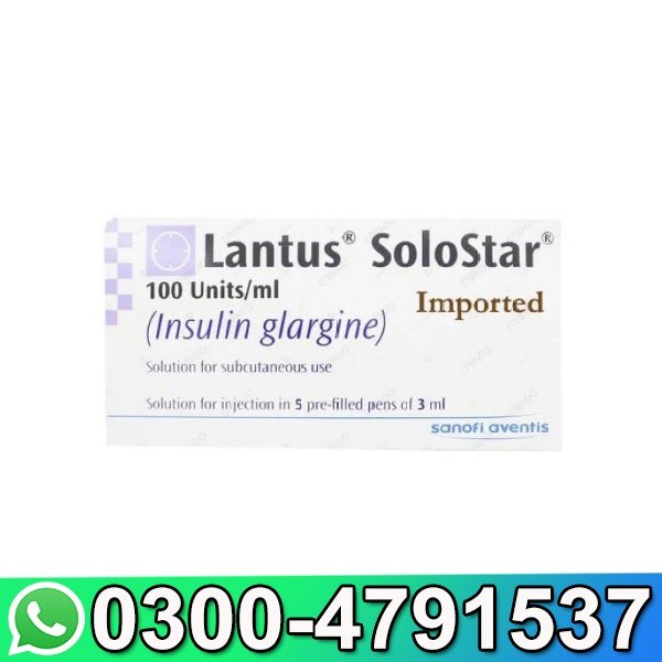 Insulin Solostar Price In Pakistan  