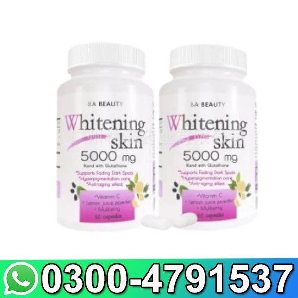 Skin Whitening Capsules 5000mg in Pakistan