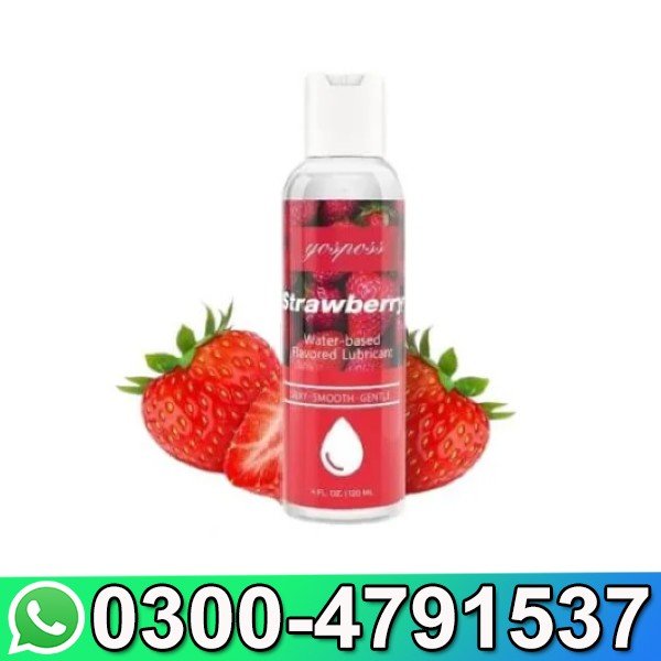 Strawberry Water Based Flavored Lubricant In Pakistan