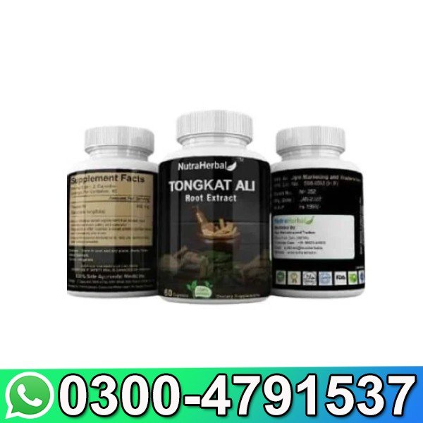Tongkat Ali Root Extract Capsules In Pakistan