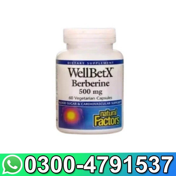 WellBetX Berberine 500mg In Pakistan